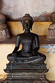 Vientiane, Laos - Wat Si Saket, The gallery around the sim houses thousands of Buddha statues in various mudras, dating  from the 16th century.